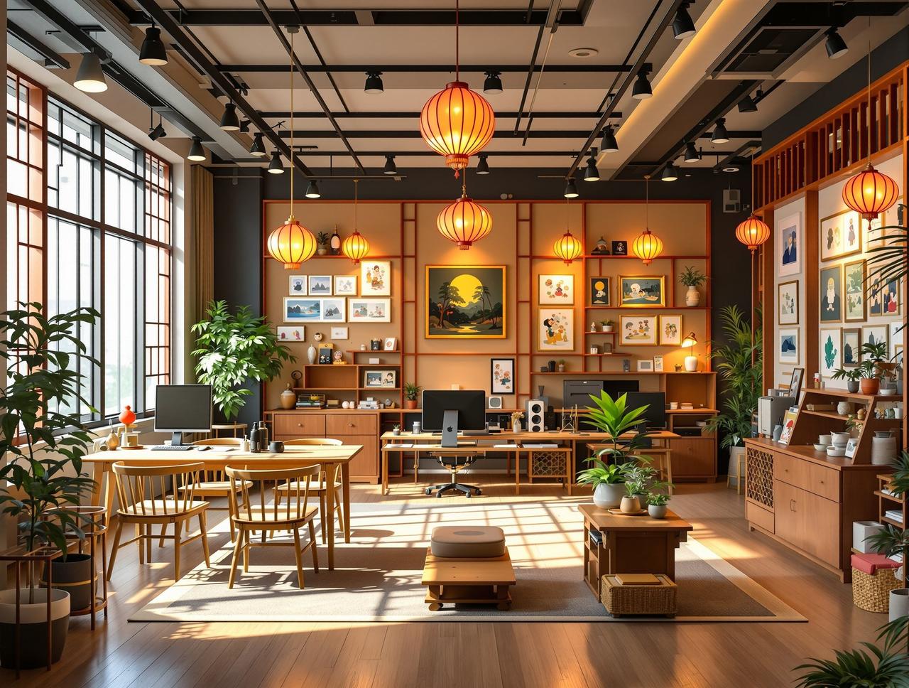 短剧资源网品牌故事 - 动画工作室温馨场景